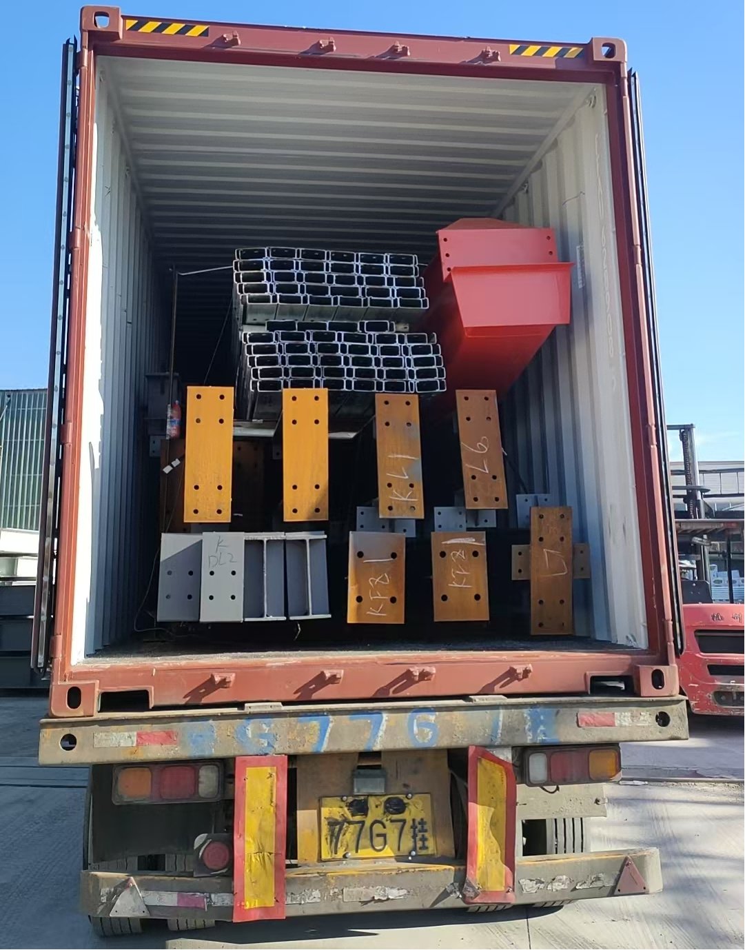 Large-Span Column Spacing Steel Structure Cold Storage Workshop