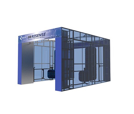 CB-740 Drive-Through Bus Wash System (4-Brush)