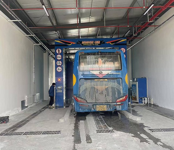 CB-760 Drive-Through Bus Truck Wash Machine(6 brushes)