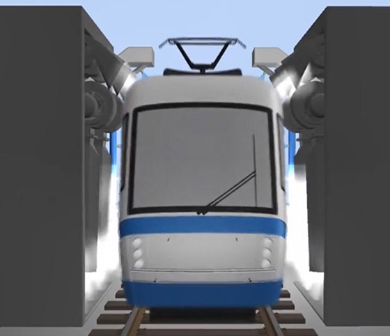 Shenbo Air-Powered Train Washing Machine
