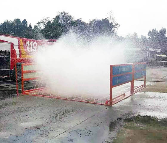 130T Construction Site Wheel Washer