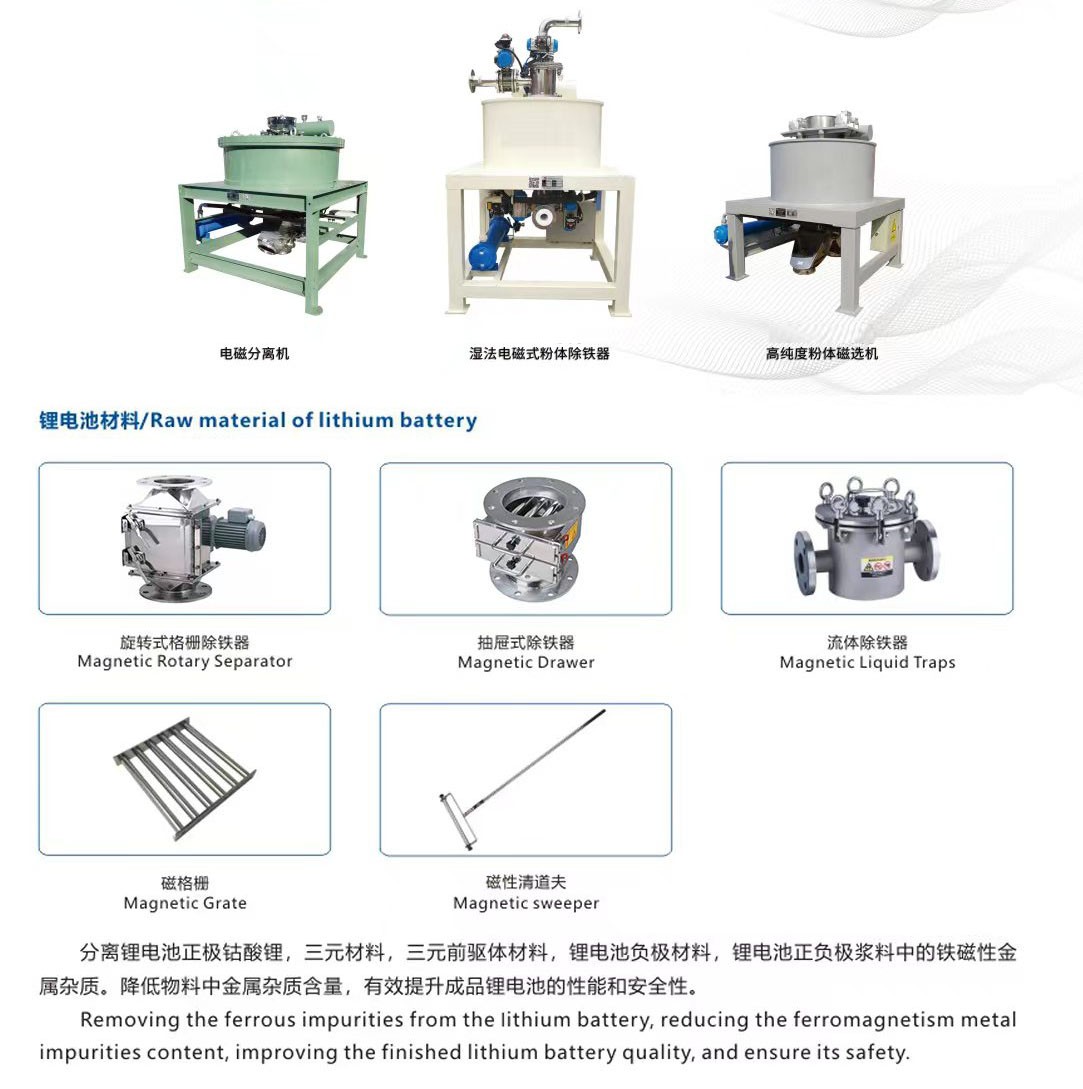 Lithium Battery Material Iron Removal Equipment