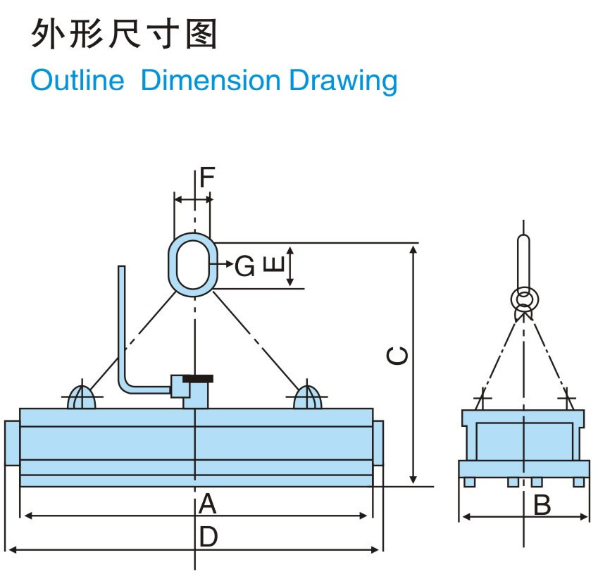 1775895835901506233590157312.jpg MW92 Series Lifting Electromagnet with Movable Magnetic Pole for Billet and Ingot