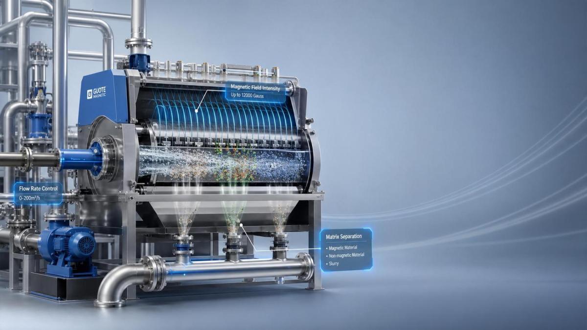 Slurry Magnetic Separator Selection for Wet Processing: What Parameters Matter Most?