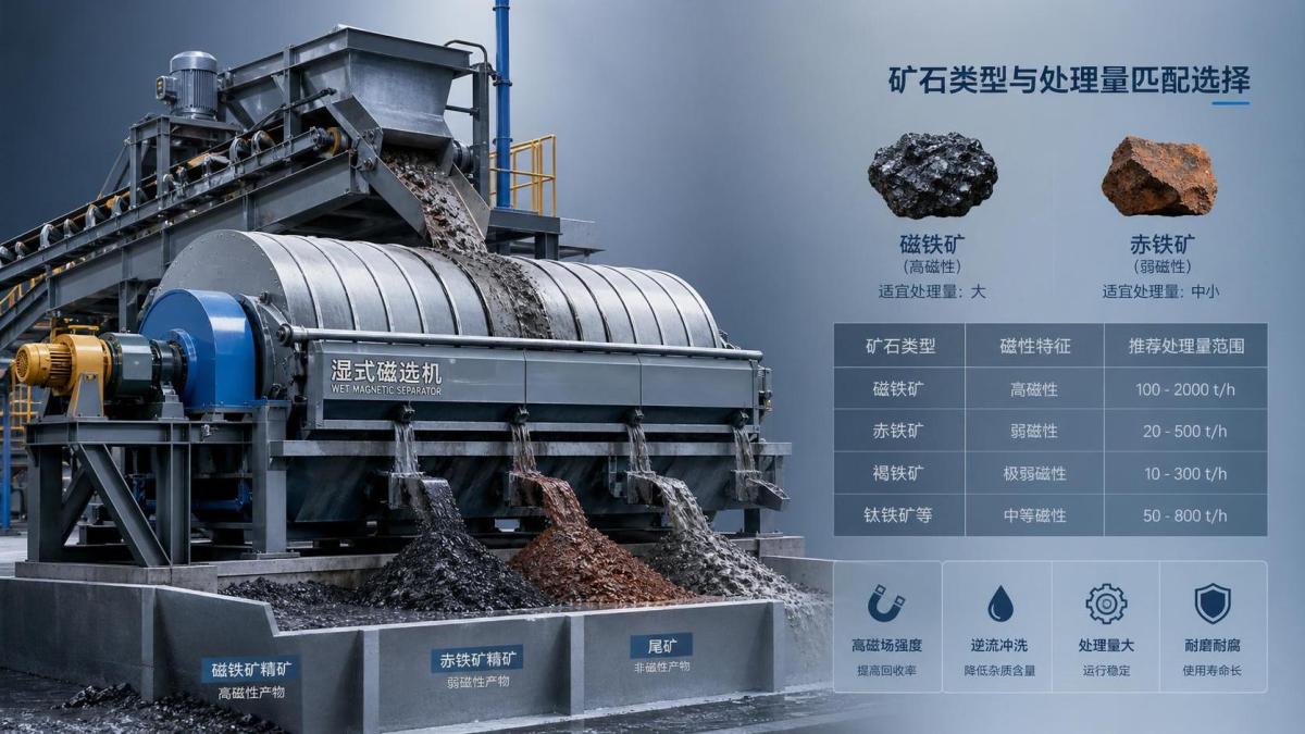 How to Select a Magnetic Separator for Mining Based on Ore Type and Throughput How to Select a Magnetic Separator for Mining Based on Ore Type and Throughput