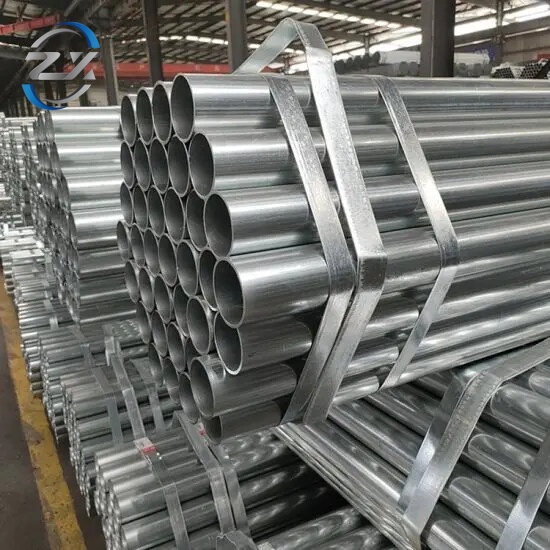 Tubo redondo de acero galvanizado Q195