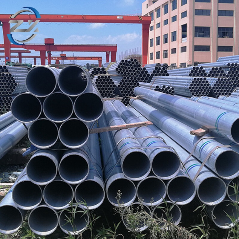 Tubo redondo de acero galvanizado Q195