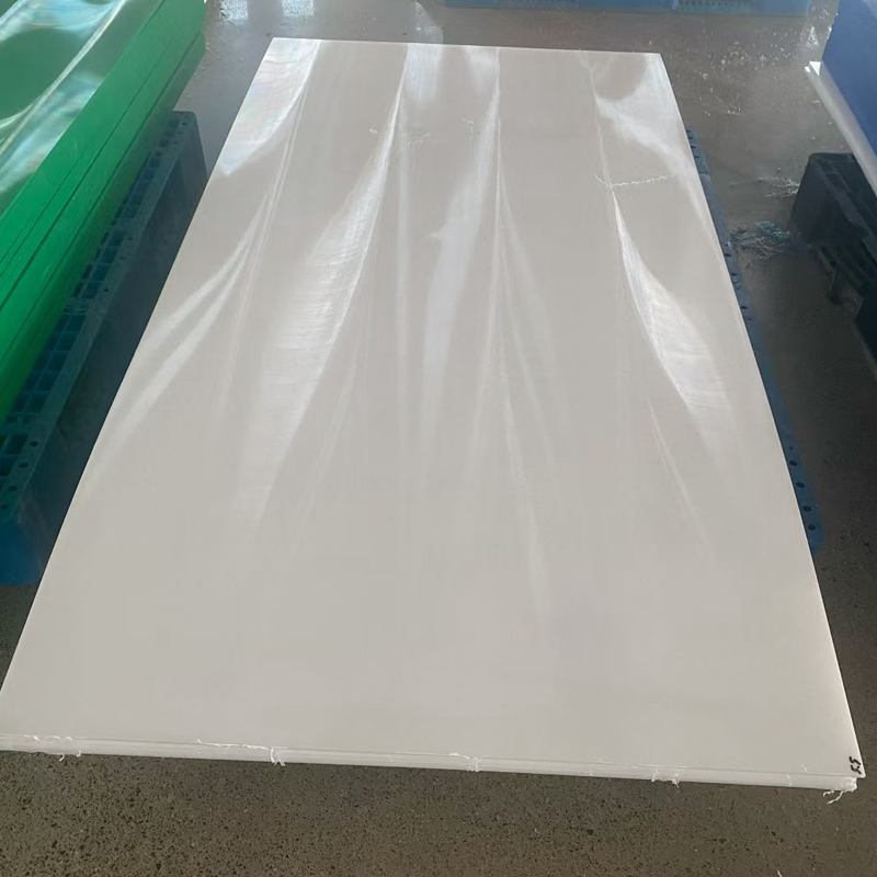 White Virgin UHMWPE Sheet | Wear Proof Polyethylene Plate
