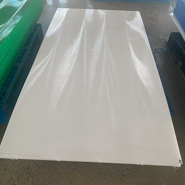 White Virgin UHMWPE Sheet | Wear Proof Polyethylene Plate
