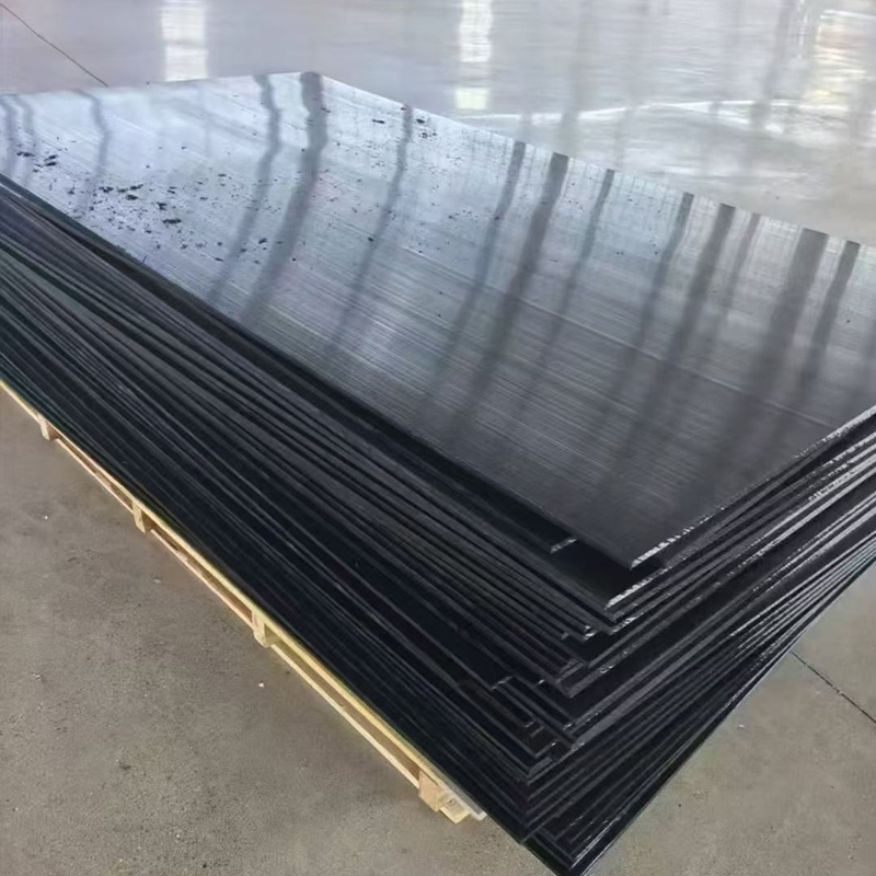 Black Heavy Duty UHMWPE Board | Self Lubricating Anti Abrasion Sheet