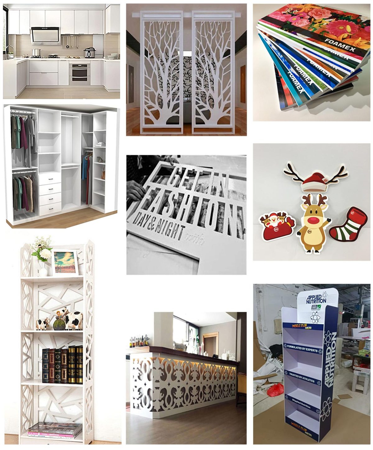 Applications of PVC Foam Boards PVC发泡板-应用