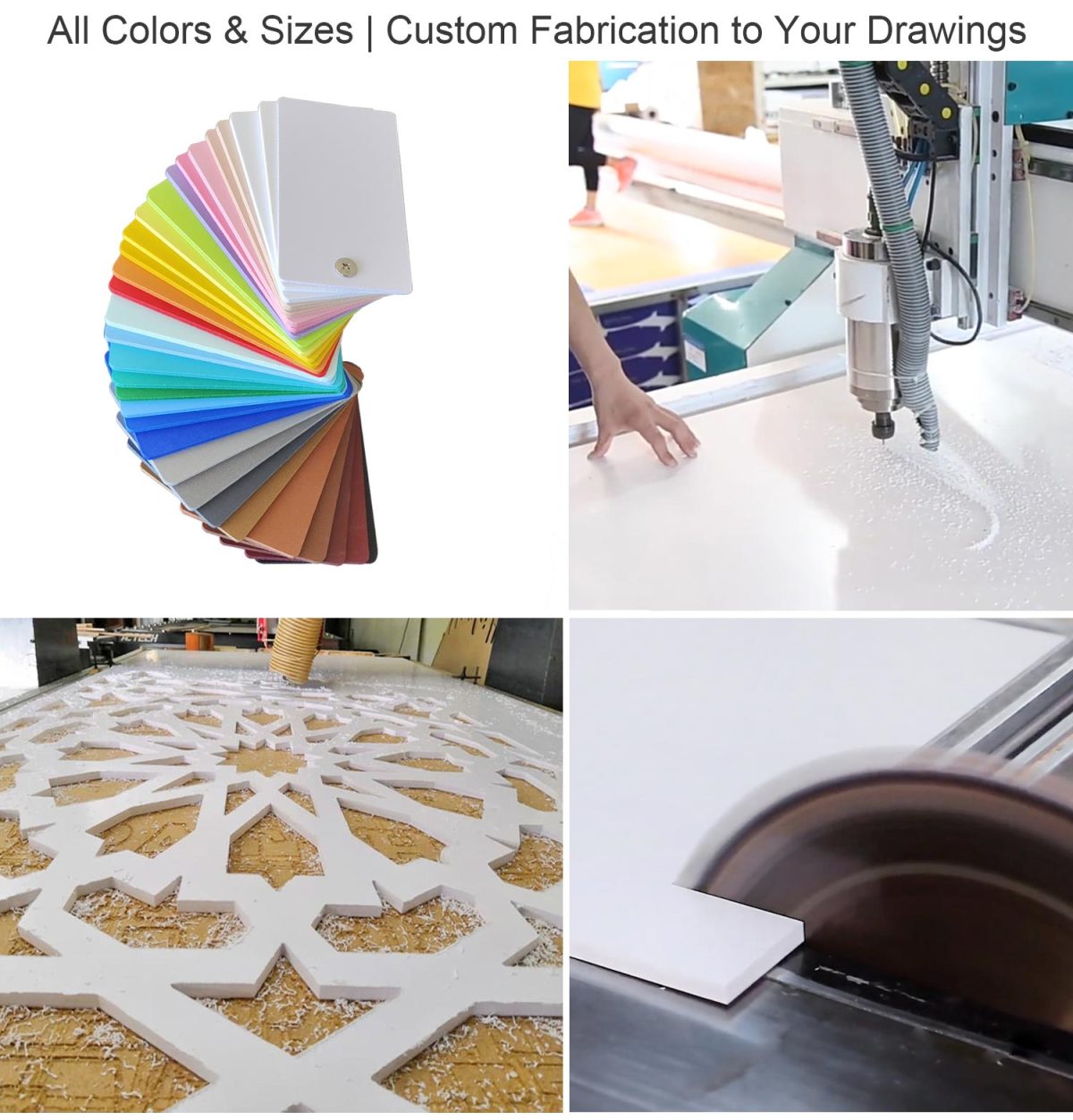 Customized PVC Foam Boards PVC发泡板-定制