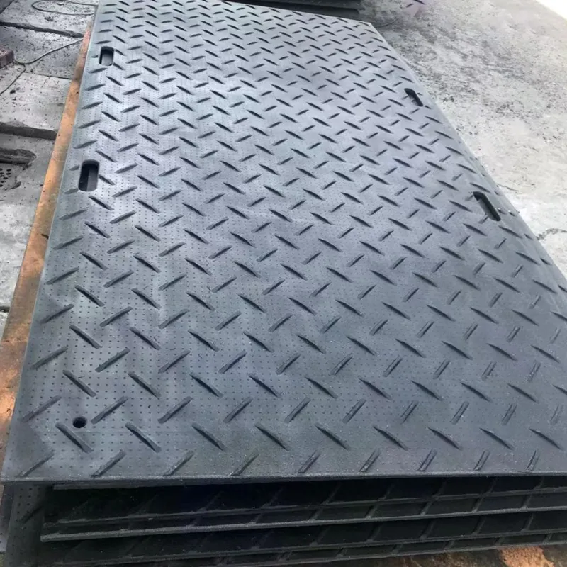 Custom Size HDPE Ground Protection Mats Anti Slip Road Plates