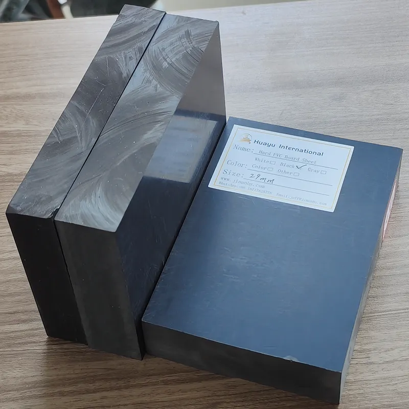 Black Thick Rigid PVC Board High-Density PVC Board Bulk Wholesale