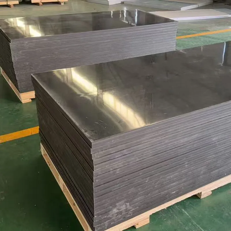 Black Thick Rigid PVC Board High-Density PVC Board Bulk Wholesale