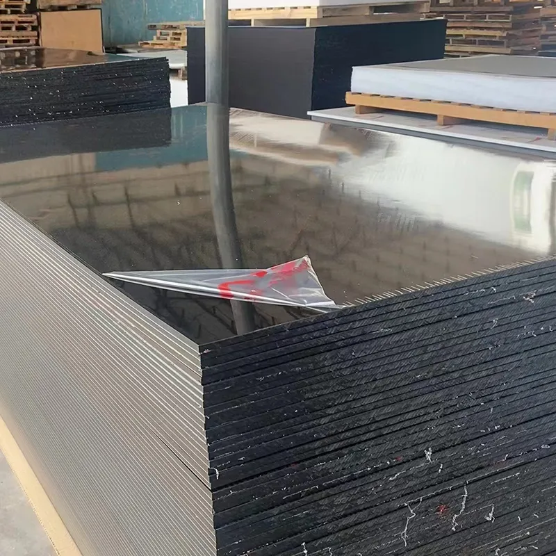 Black Thick Rigid PVC Board High-Density PVC Board Bulk Wholesale