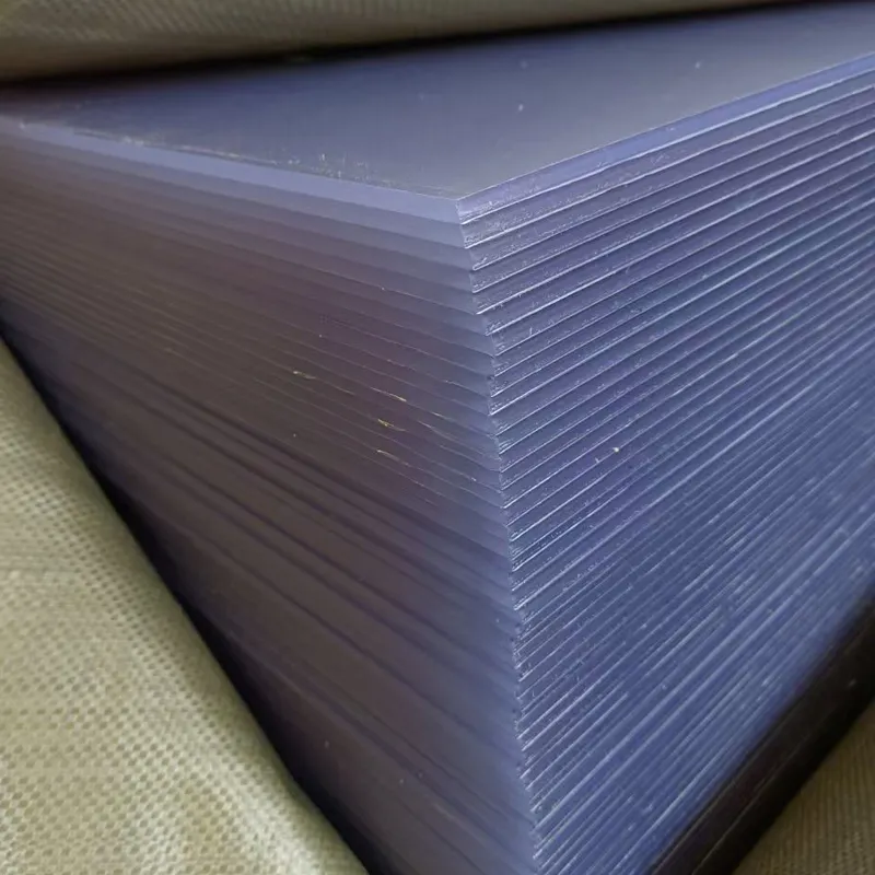 Clear Rigid Solid PVC Sheet | Transparent Hard PVC Board Manufacturer
