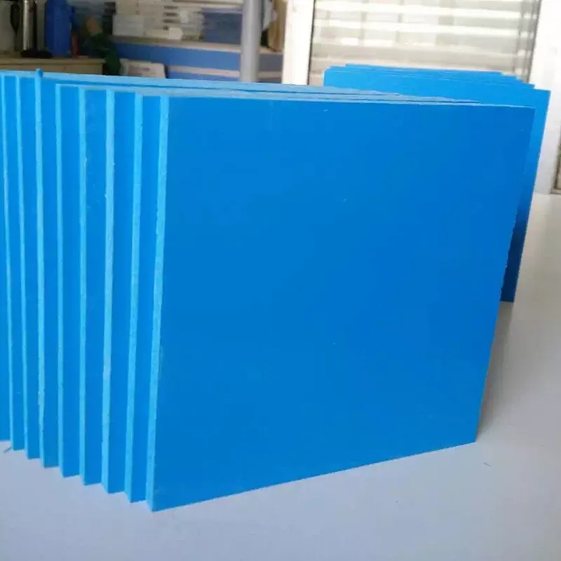 Blue UPVC Rigid Sheet Solid Polyvinyl Chloride Board Manufacturer Bulk Wholesale