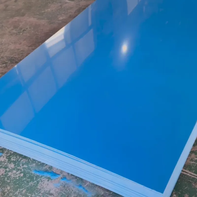 Blue Rigid PVC Board High Strength Industrial Machining Hard PVC Sheet