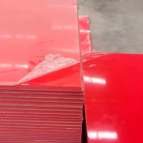 Red Rigid PVC Board Wholesale Export Industrial Corrosion Proof PVC Sheet