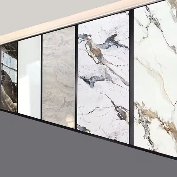 Marble Grain Carbon Crystal Wall Panels | Indoor PVC Decoration Wall Panels
