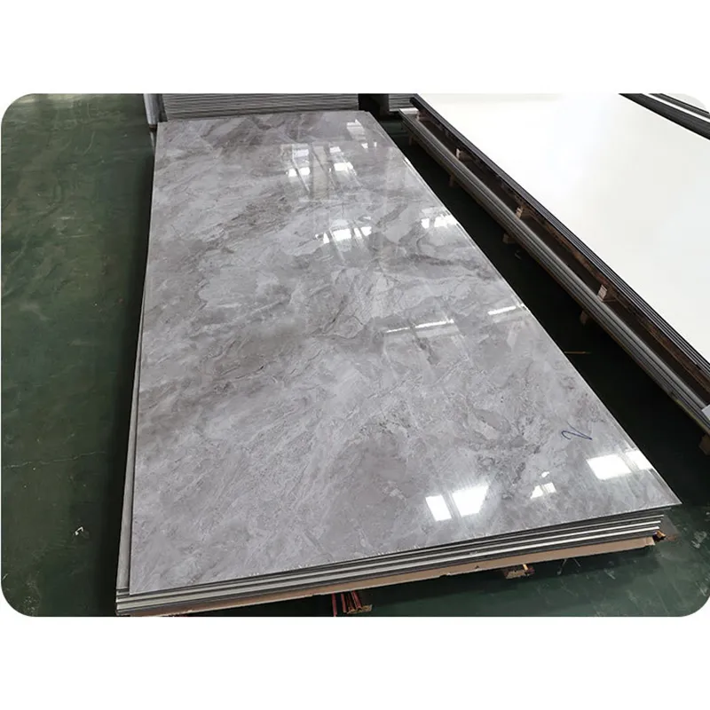 Marble Grain Carbon Crystal Wall Panels | Indoor PVC Decoration Wall Panels