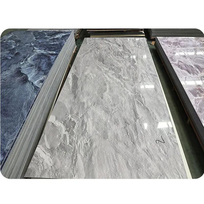 Marble Grain Carbon Crystal Wall Panels | Indoor PVC Decoration Wall Panels