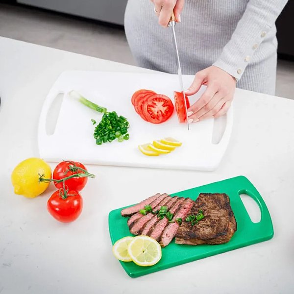 Green Produce UHMW Polyethylene Prep Board Wholesale | HACCP Fruit & Veg Surface