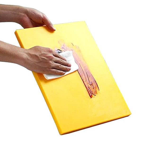 Yellow Poultry UHMWPE Chopping Surface Wholesale | Food Safety Prep Board