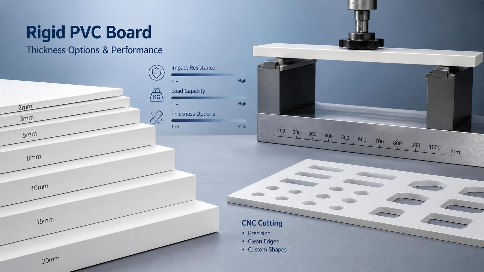 How to Choose Rigid PVC Sheet Thickness for Impact and Load Needs