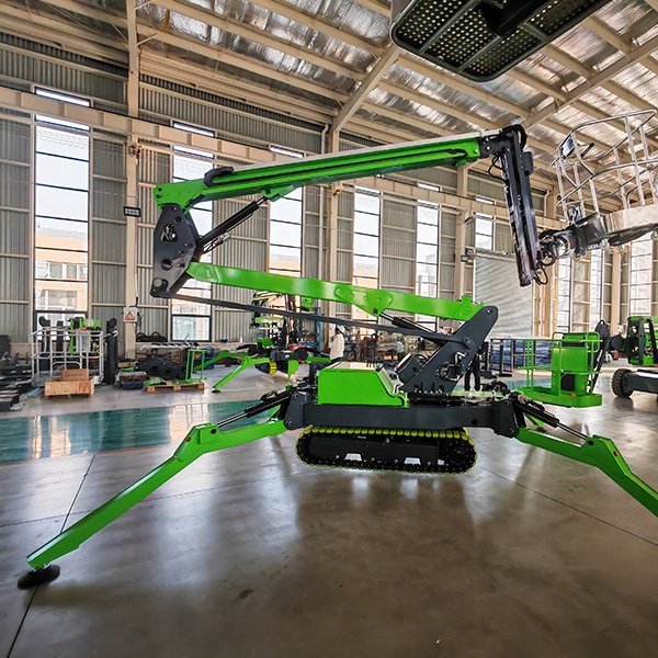 Tracked articulated boom lift platform