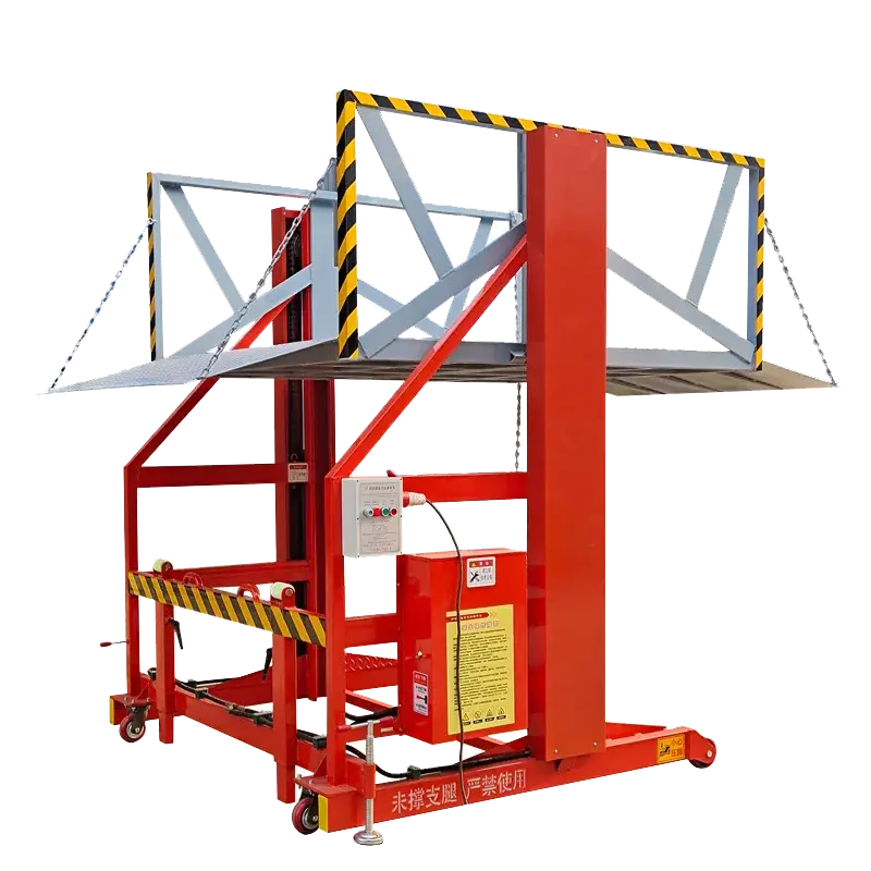 Loading Platform High Rise The Mobile Loading Platform adopts a high-strength U-shaped steel structure