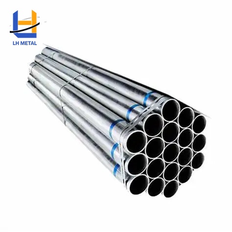 DX51D Galvanized Steel Round Pipe