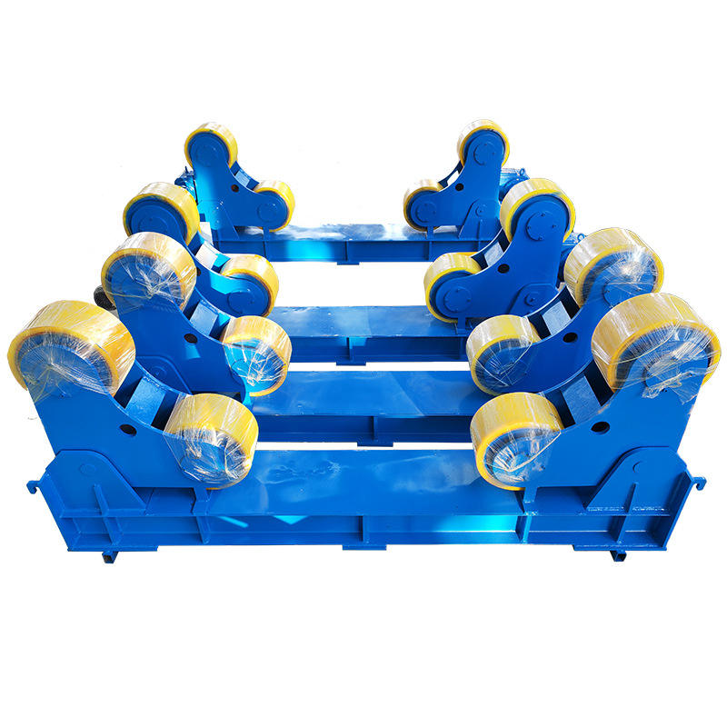 Supercnc Heavy Duty 5 10 20 Ton Pipe Tank Weld Rotatoring Roller Stand Self Adjustable Welding Turning Roller