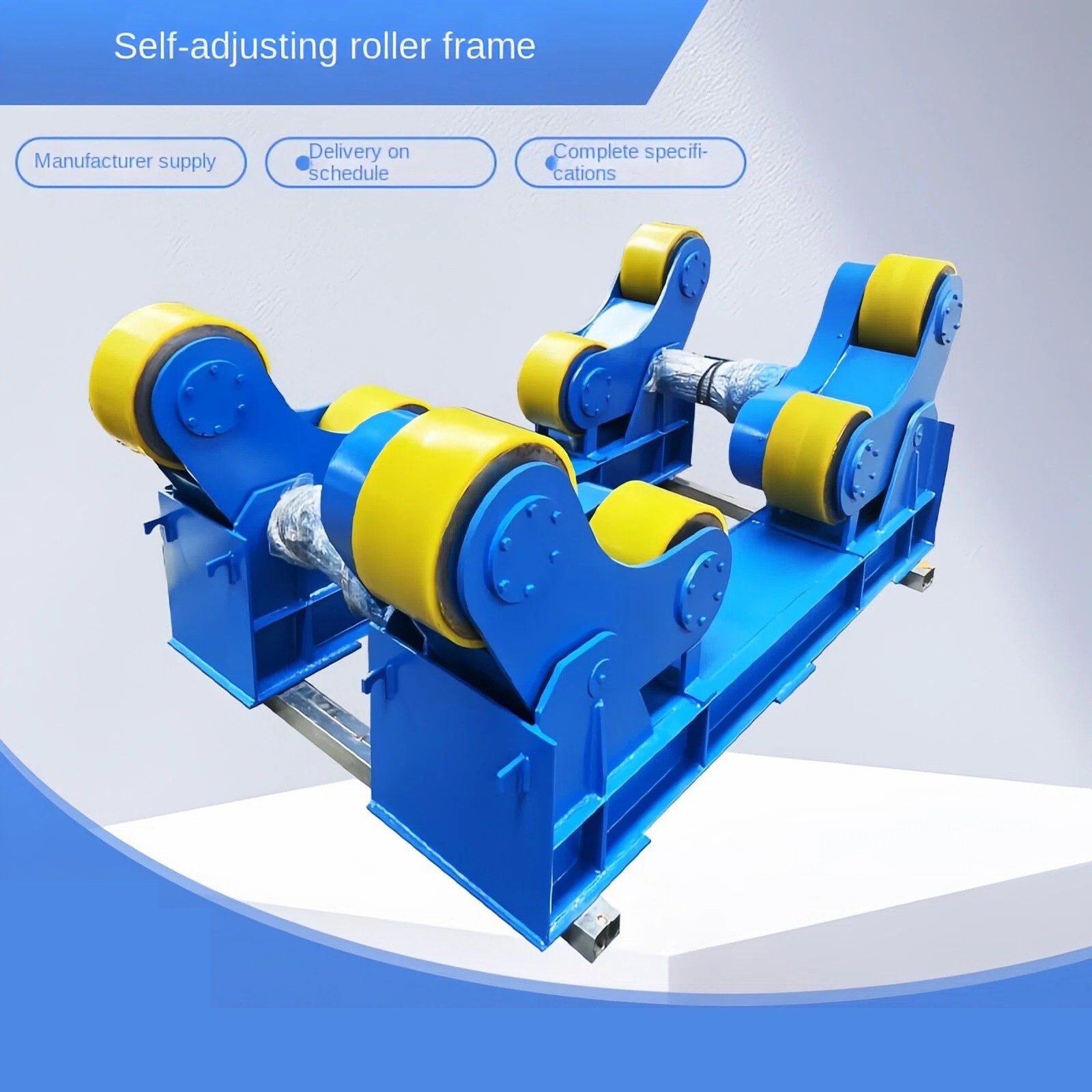 Self-Adjusting 30-Ton Welding Roller Frame with Core Engine for Welding Rotator and Turning Roll Pressure Vessel