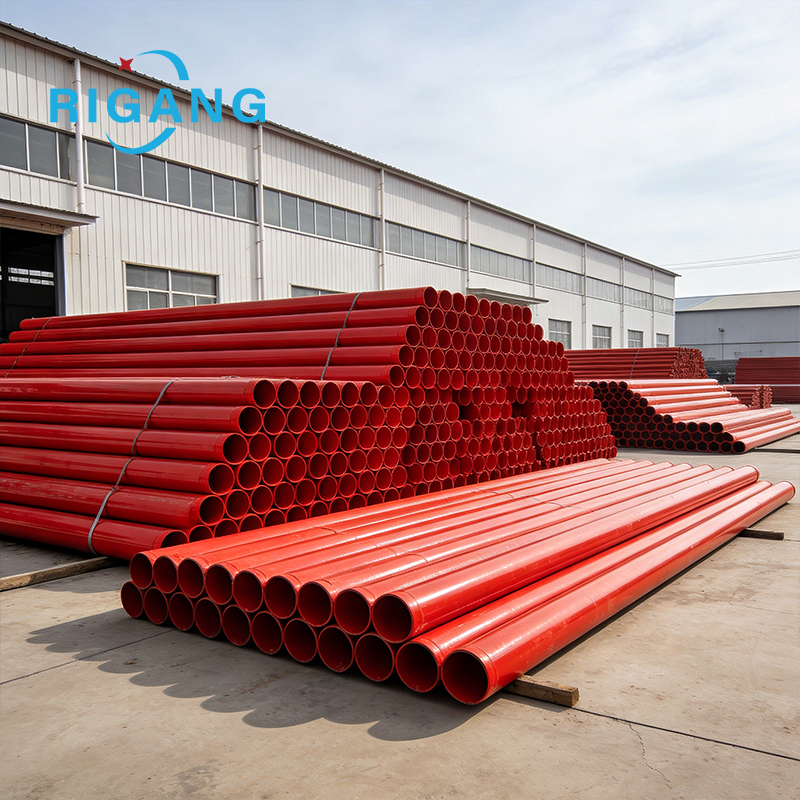 Plastic coated pipe
