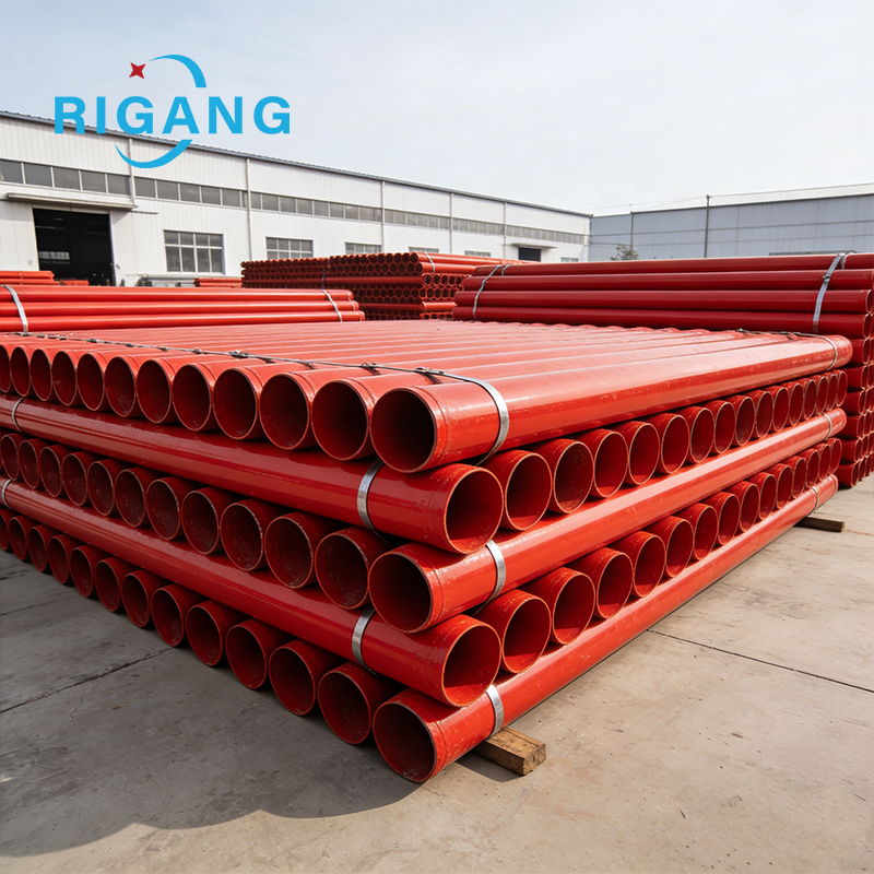 Plastic coated pipe