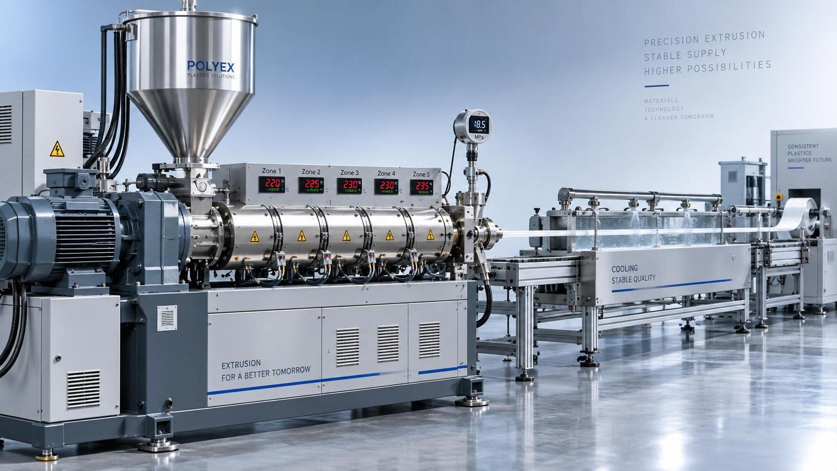 What causes unstable output from a plastic machine