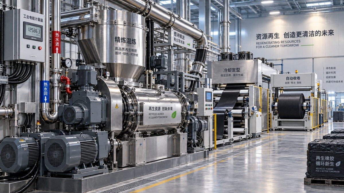 Calculating Energy Use and Payback for a Reclaimed Rubber Production Line Calculating Energy Use and Payback for a Reclaimed Rubber Production Line