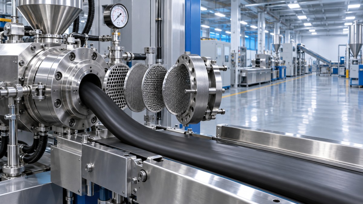 How Straining Extruders Support Contamination Control in Rubber Compounds