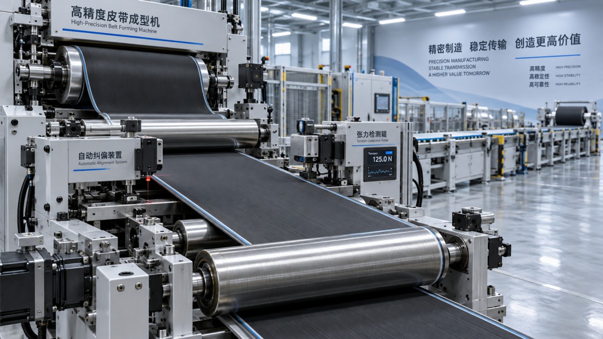Solving Edge Wandering and Tension Errors on a Belt Building Machine