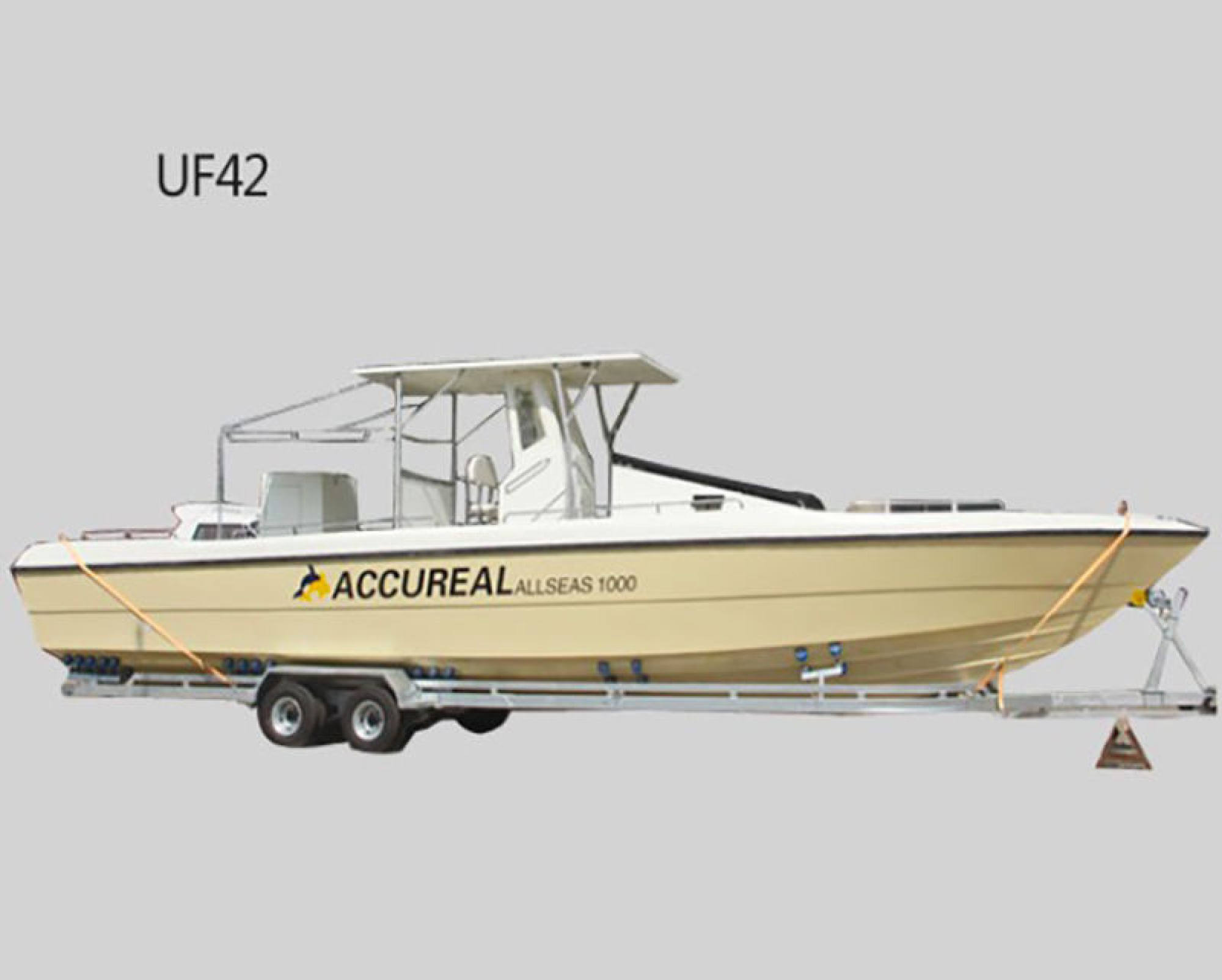 Fiberglass leisure boat