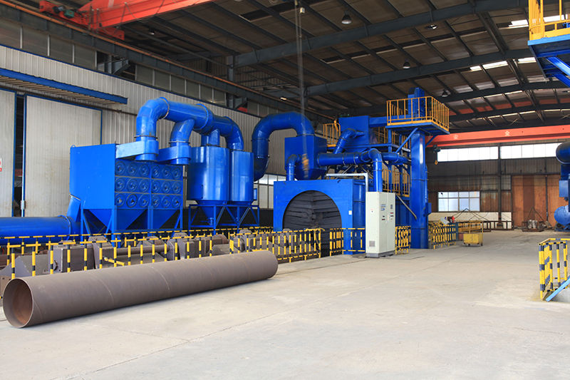 Mobile type shot blasting machines