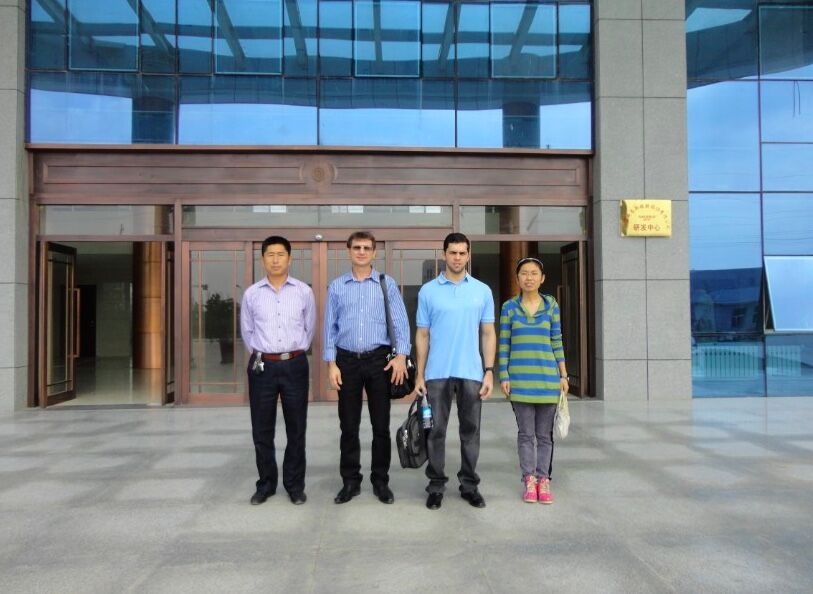 Brazilian Customers imported open mixing mill for his plastic industry