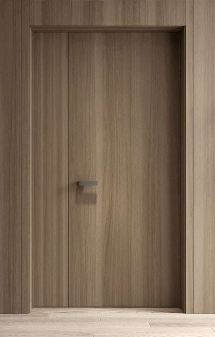double-leaf door