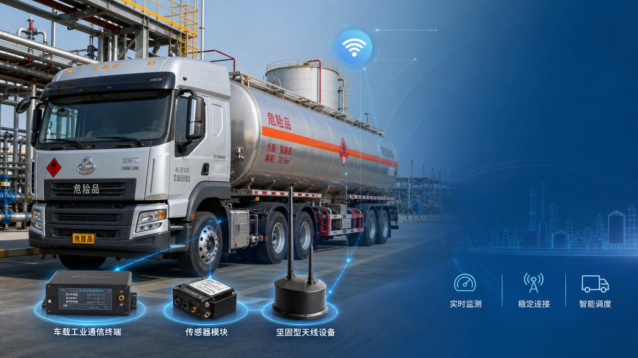 What makes smart logistics viable for hazardous chemical transport?
