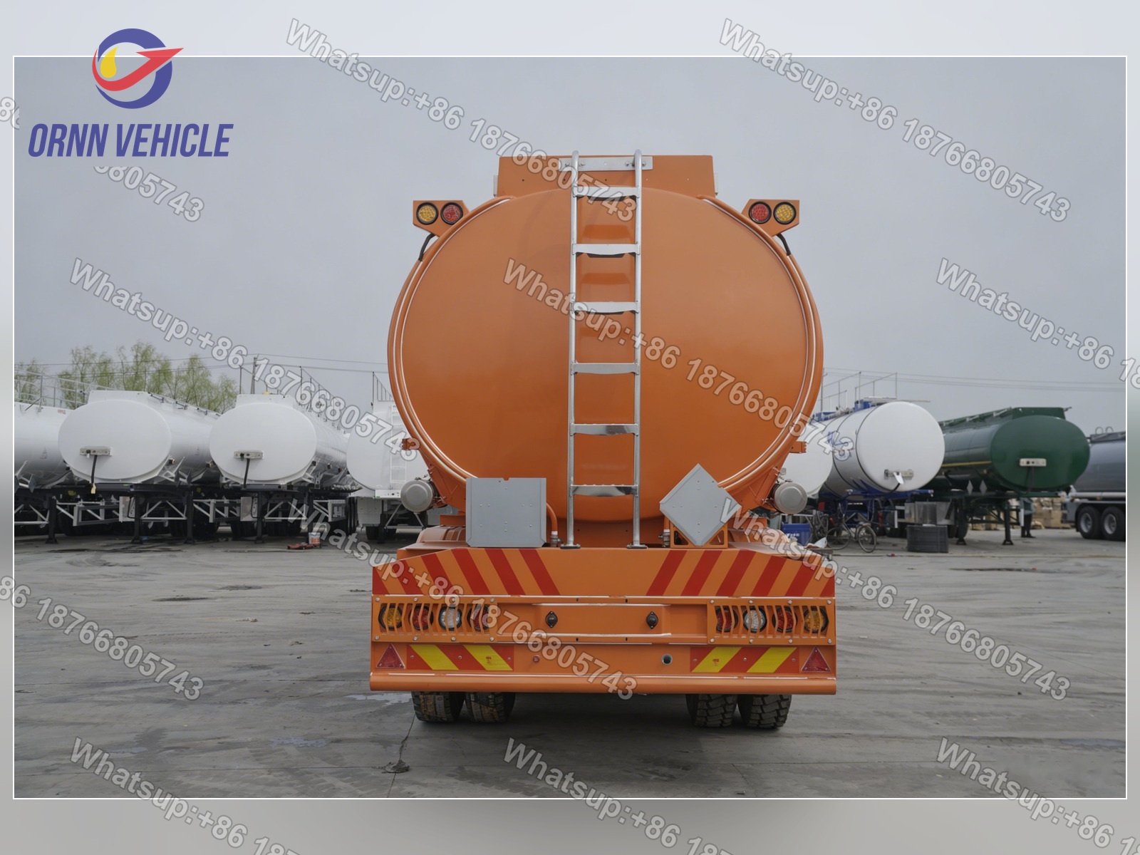 41 m³ Single-Compartment Stainless Steel Tanker Truck with Vapor Recovery System