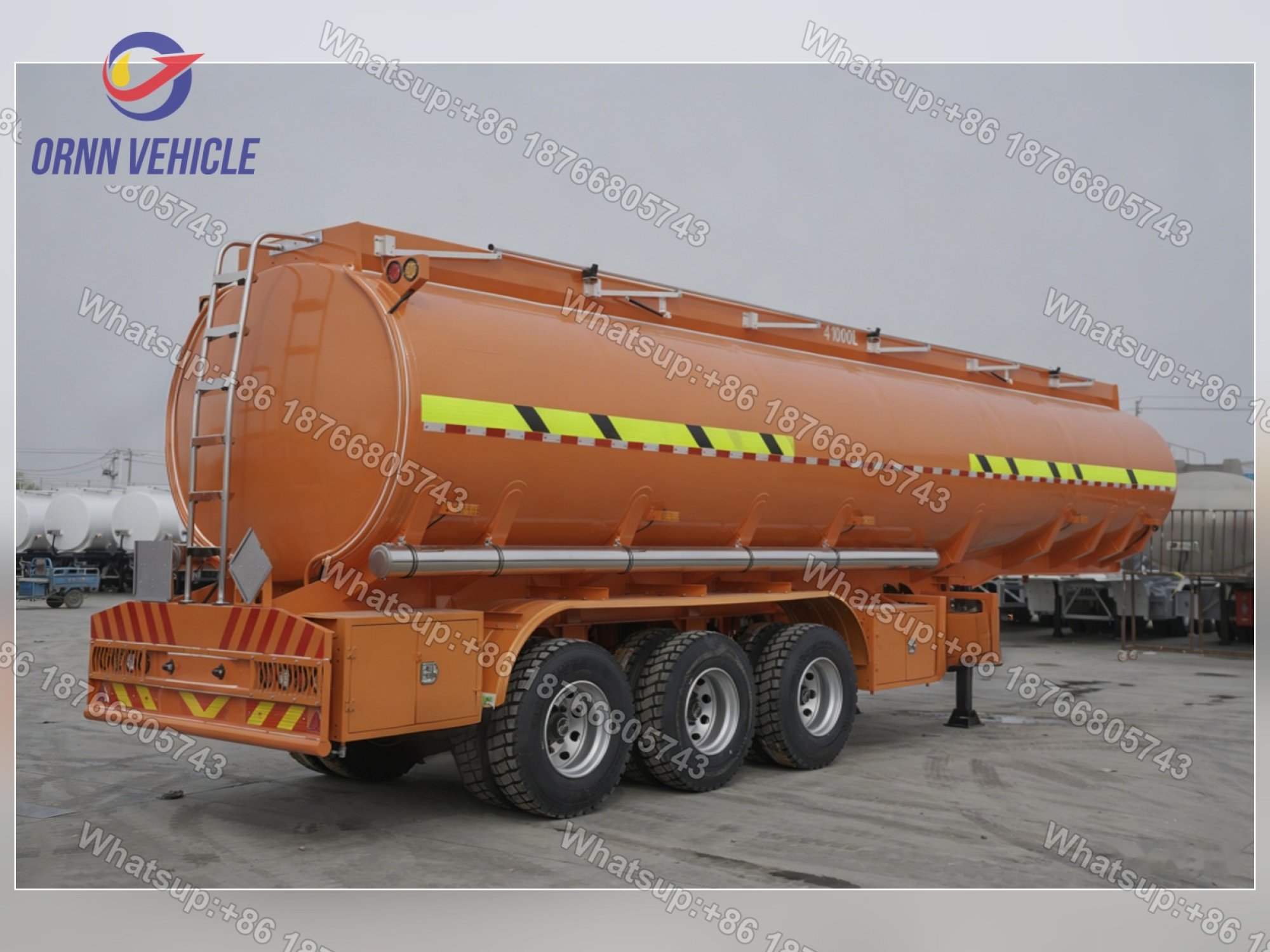 41 m³ Single-Compartment Stainless Steel Tanker Truck with Vapor Recovery System 41 m³ Single-Compartment Stainless Steel Tanker Truck with Vapor Recovery System