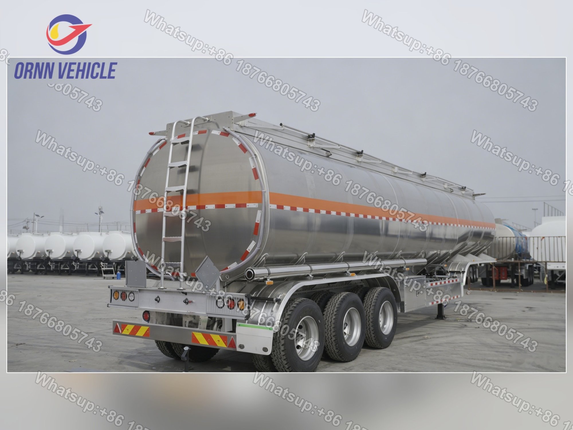 50 m³ 5-Compartment Aluminum Alloy Oil Tanker Semi-Trailer 50 m³ 5-Compartment Aluminum Alloy Oil Tanker Semi-Trailer