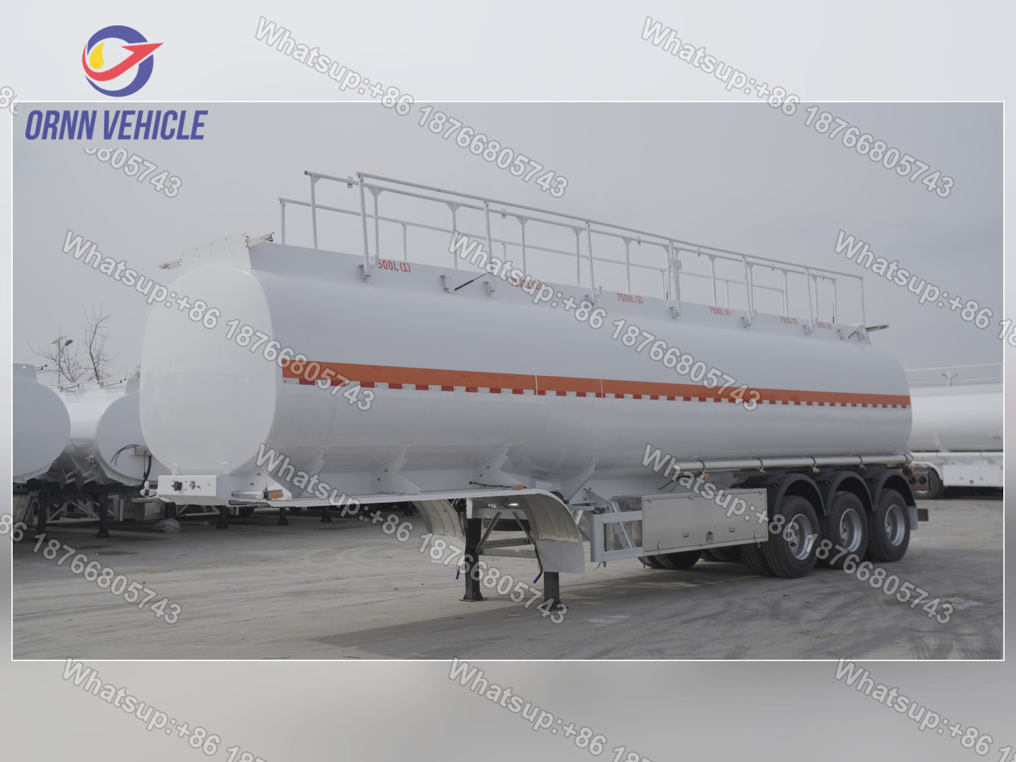 45 m³ 6-Compartment Aluminum Alloy Oil Tanker Semi-Trailer 45 m³ 6-Compartment Aluminum Alloy Oil Tanker Semi-Trailer